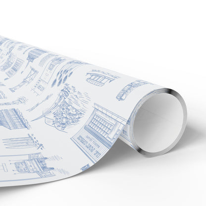 Newporter Wrapping Paper in Marine