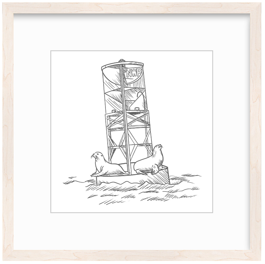 Buoy Framed Art Print