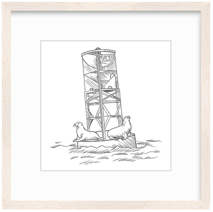 Buoy Framed Art Print