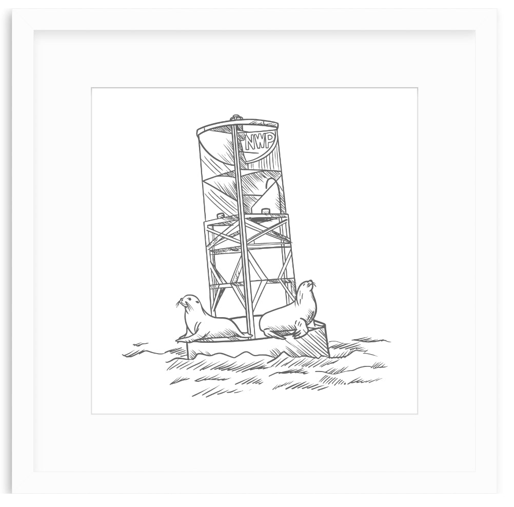 Buoy Framed Art Print