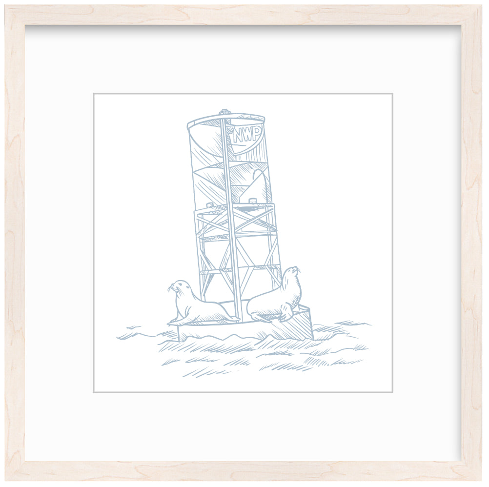 Buoy Framed Art Print