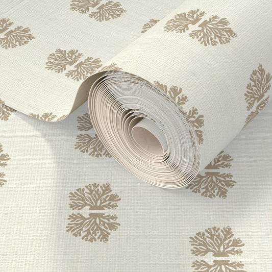 Coralline Grasscloth