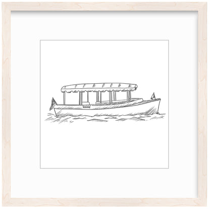 Boat Framed Art Print