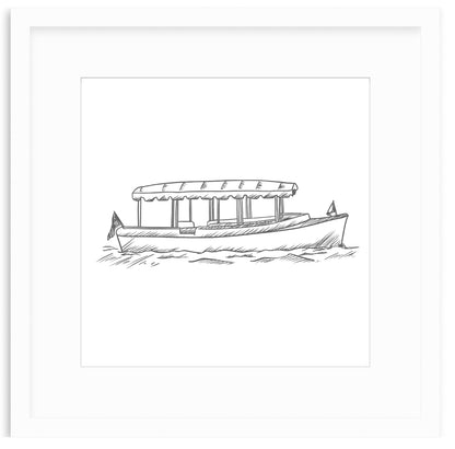 Boat Framed Art Print