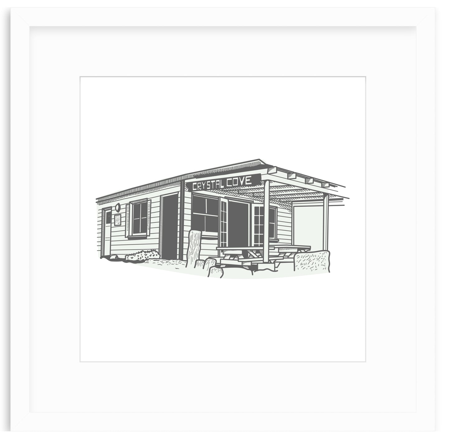 Crystal Cove Framed Art Print