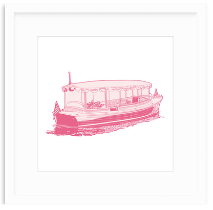 Duffy Boat Framed Art Print