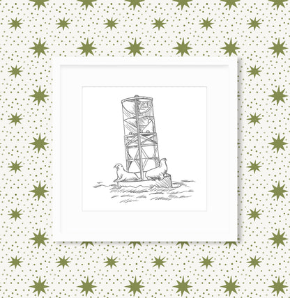 Buoy Framed Art Print