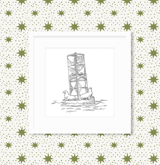 Buoy Framed Art Print