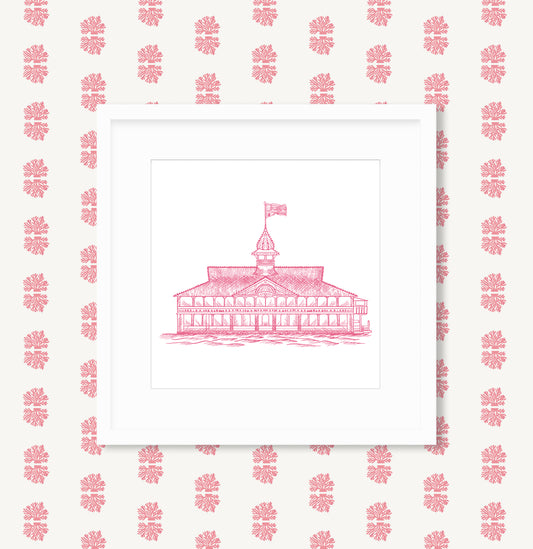 Balboa Pavilion Framed Art Print
