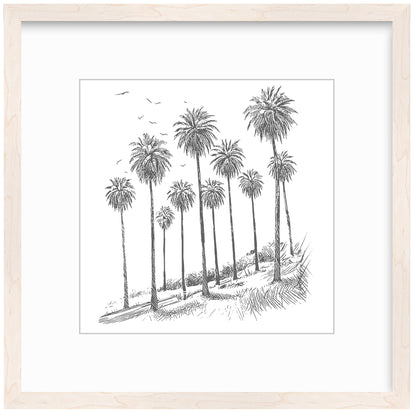 Palms Framed Art Print