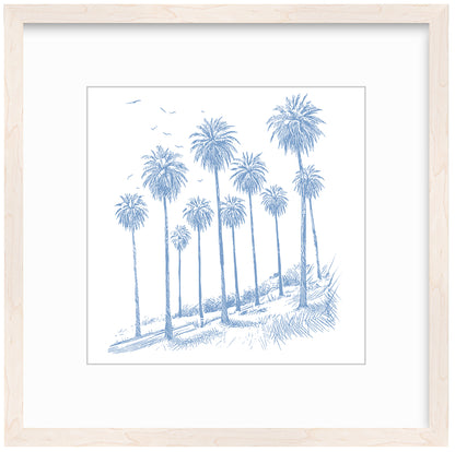 Palms Framed Art Print