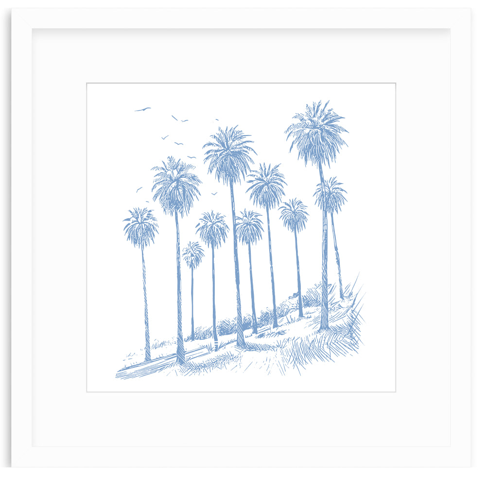 Palms Framed Art Print