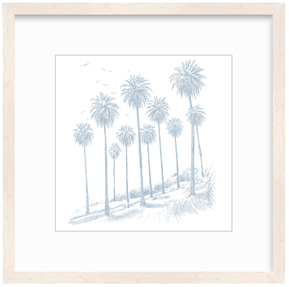Palms Framed Art Print