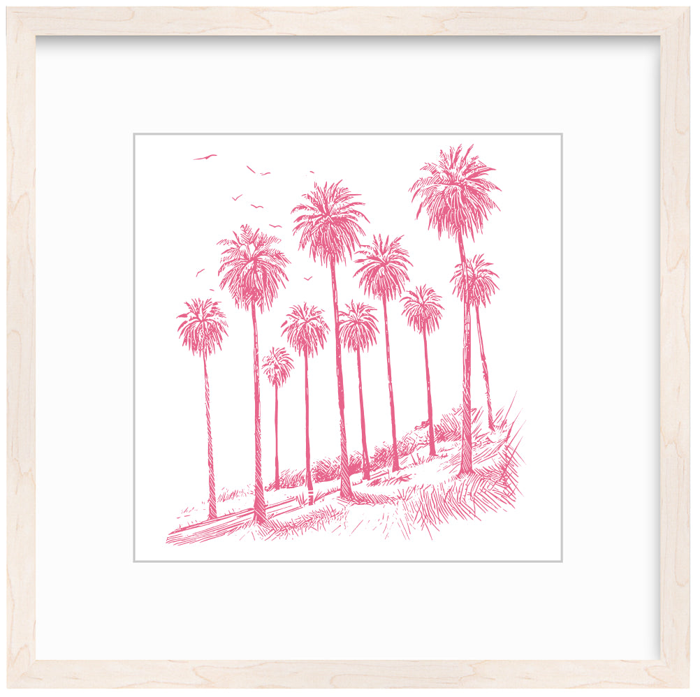 Palms Framed Art Print