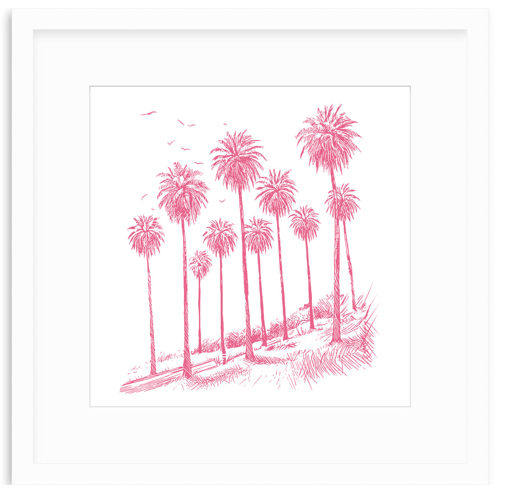 Palms Framed Art Print