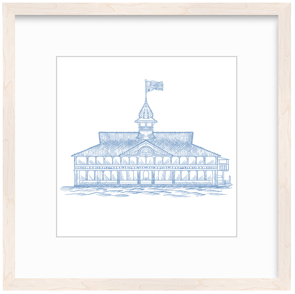 Balboa Pavilion Framed Art Print