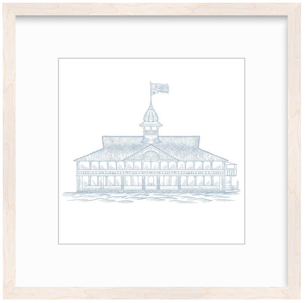 Balboa Pavilion Framed Art Print