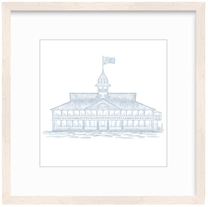 Balboa Pavilion Framed Art Print
