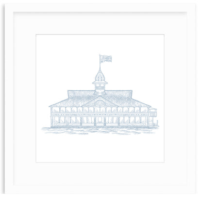Balboa Pavilion Framed Art Print