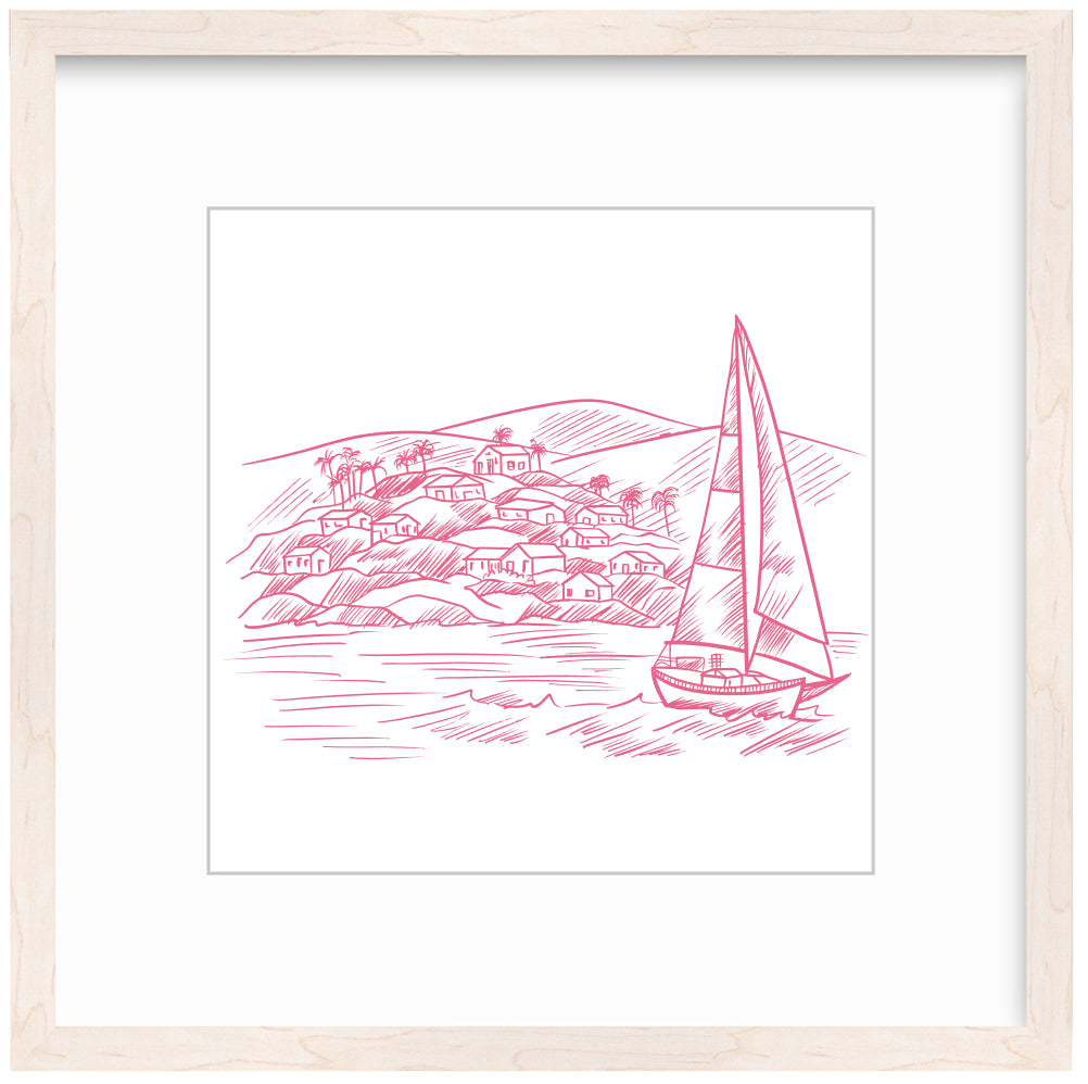 Sailboat Framed Art Print