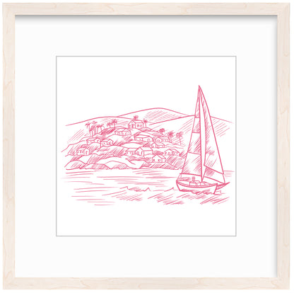 Sailboat Framed Art Print